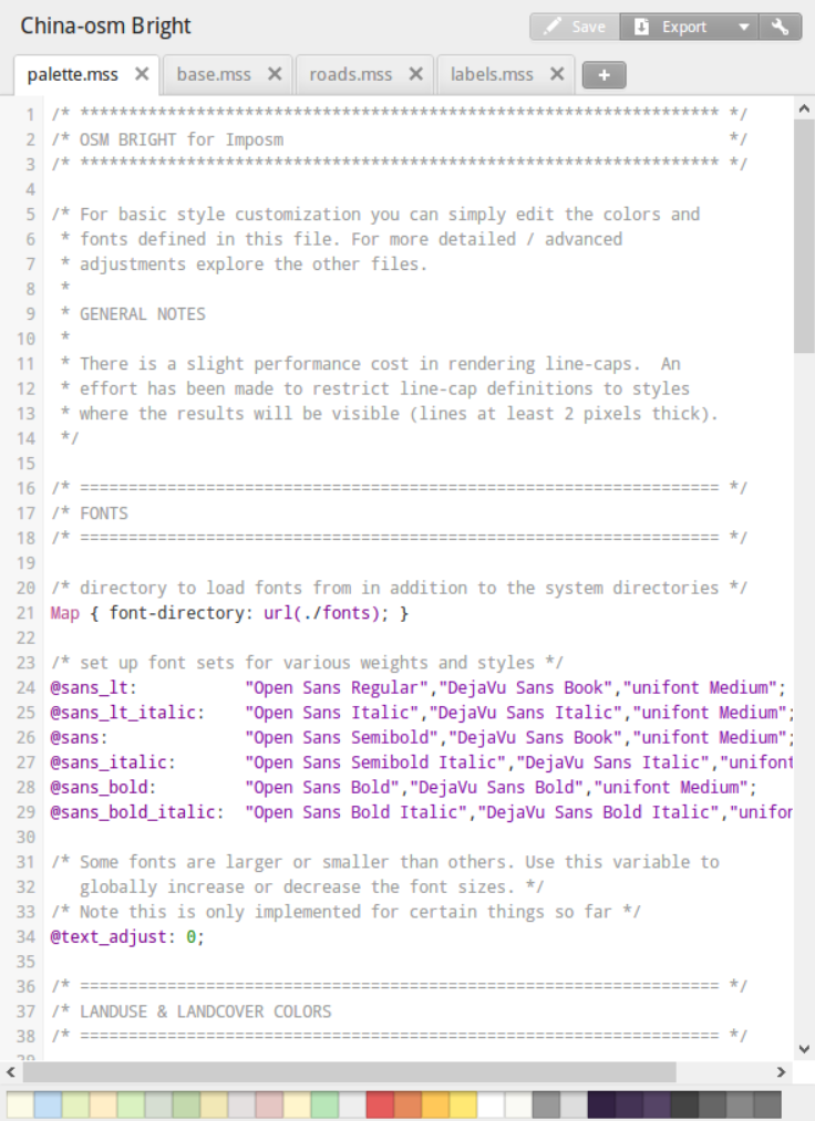 carto css